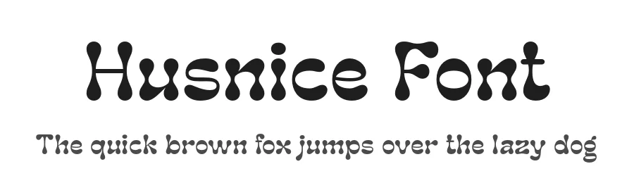 Husnice Font by Dantype — Display Font