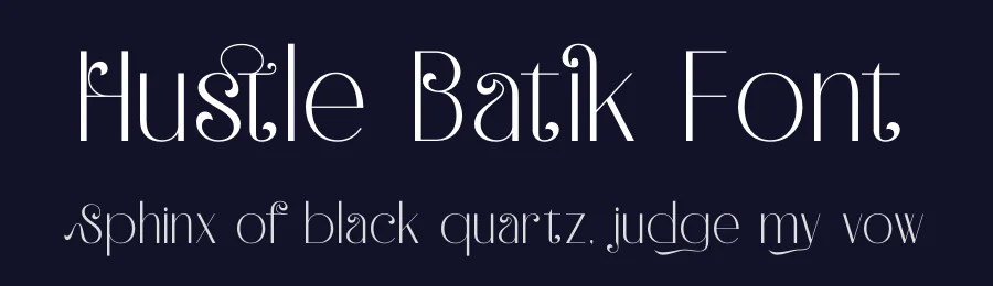 Hustle Batik Font by timelesstype.co — Display Font — thumbnail 2