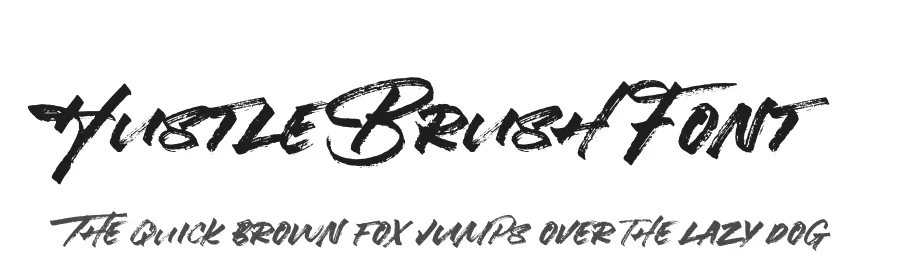 Hustle Brush Font by Hustle Supply Co — Script Handwritten Font