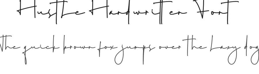 Hustle Handwritten Font by creativeletter — Script Handwritten Font