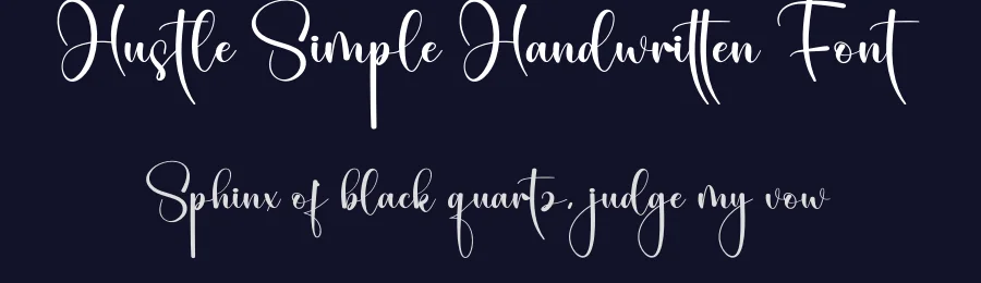 Hustle Simple Handwritten Font by creativeletter — Script Handwritten Font — thumbnail 2