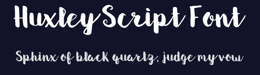 Huxley Script Font by Hamilton — Script Handwritten Font — thumbnail 2