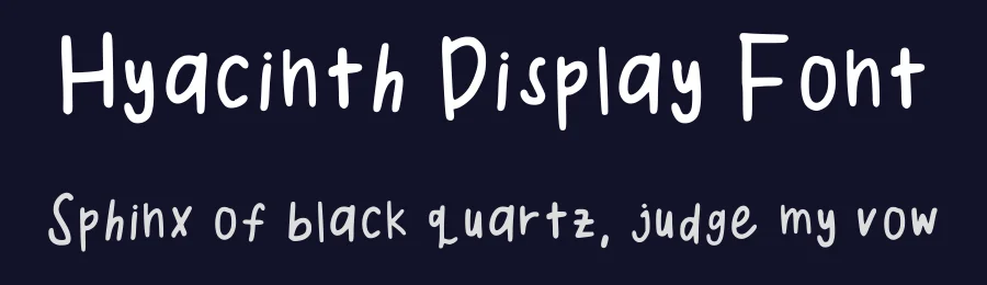 Hyacinth Display Font by shlvss — Script Handwritten Font — thumbnail 2
