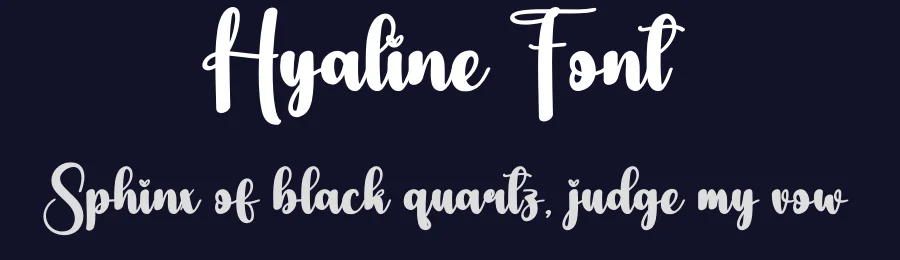 Hyaline Font by creativeletter — Script Handwritten Font — thumbnail 2
