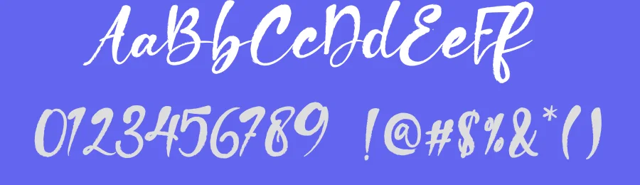 Hydrangea Flower Script Font by andikastudio — Script Handwritten Font — thumbnail 3