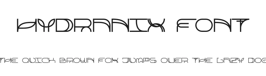 Hydranix Font by Bartlomiej Pluta — Display Font