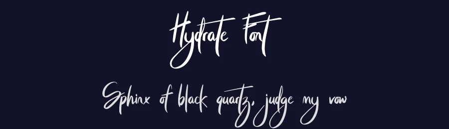Hydrate Font by khalwastudio — Script Handwritten Font — thumbnail 2