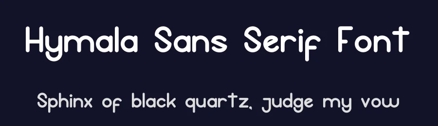 Hymala Sans Serif Font by jadatype — Sans Serif Font — thumbnail 2