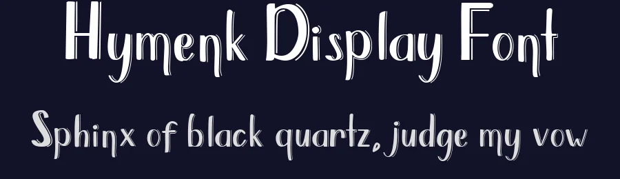 Hymenk Display Font by Dantype — Display Font — thumbnail 2
