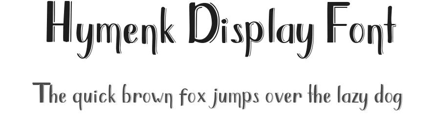 Hymenk Display Font by Dantype — Display Font
