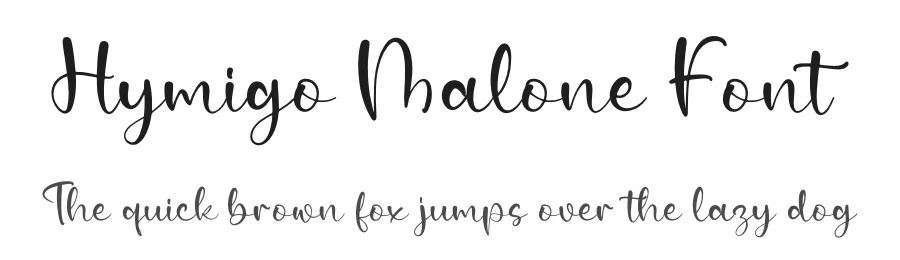 Hymigo Malone Font by letterfabric — Script Handwritten Font