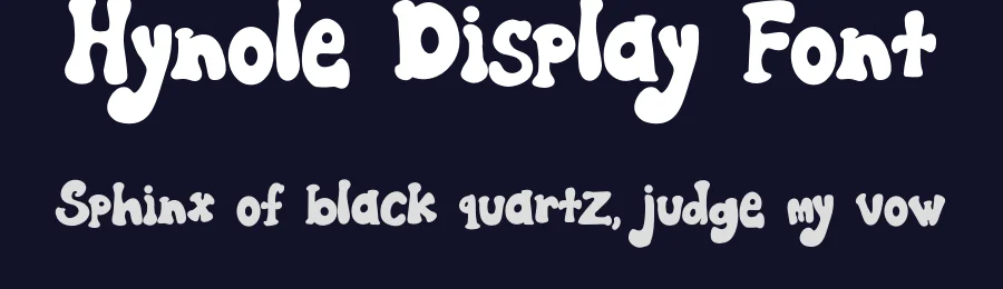 Hynole Display Font by jetsmax — Display Font — thumbnail 2