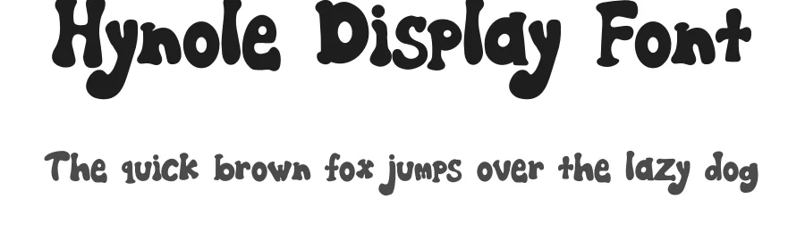 Hynole Display Font by jetsmax — Display Font