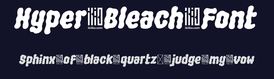 Hyper Bleach Font by ikiiko type — Decorative Font — thumbnail 2