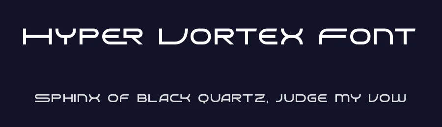 Hyper Vortex Font by timelesstype.co — Display Font — thumbnail 2