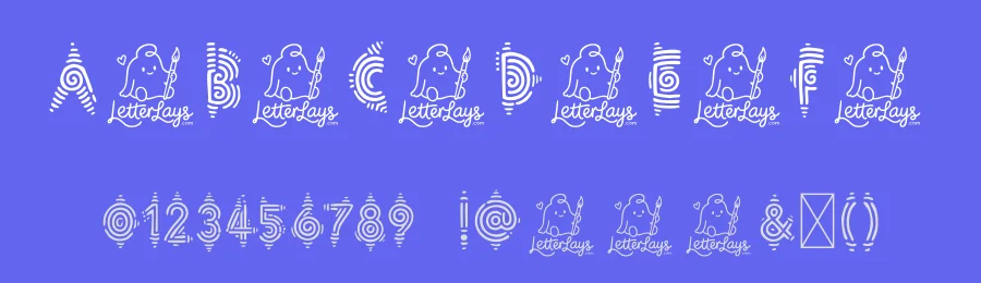 Hypnodot Free Font by Letterlays — Display Font — thumbnail 3
