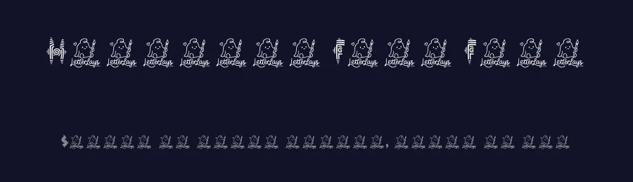 Hypnodot Free Font by Letterlays — Display Font — thumbnail 2