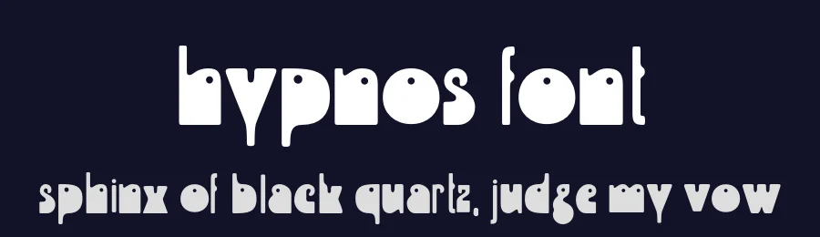 Hypnos Font by TypoMan Foundry — Display Font — thumbnail 2