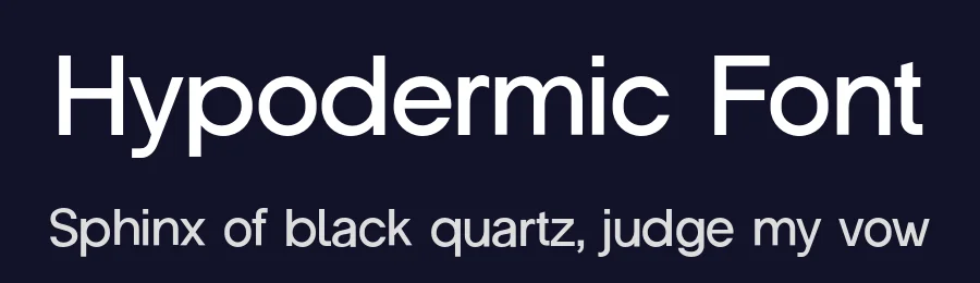 Hypodermic Font by UICreative — Sans Serif Font — thumbnail 2