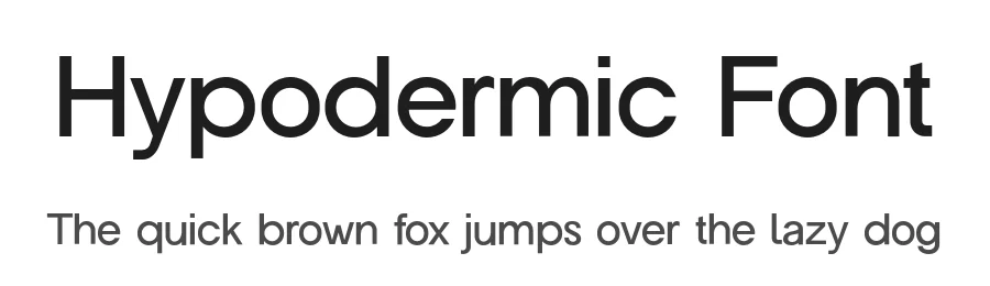 Hypodermic Font by UICreative — Sans Serif Font
