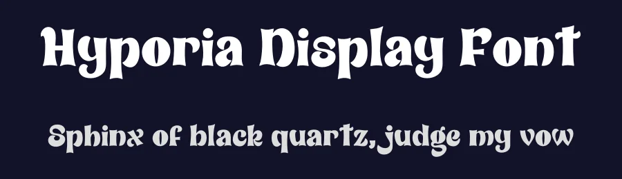 Hyporia Display Font by PutraCetol Studio — Display Font — thumbnail 2
