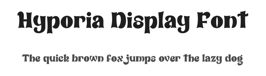 Hyporia Display Font by PutraCetol Studio — Display Font