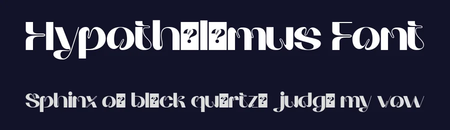 Hypothalamus Font by Look Minus Today — Sans Serif Font — thumbnail 2