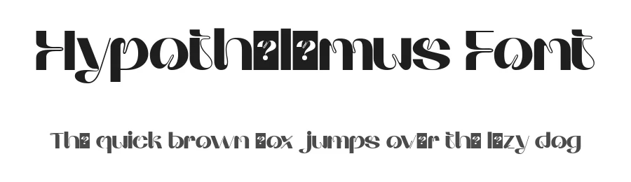 Hypothalamus Font by Look Minus Today — Sans Serif Font