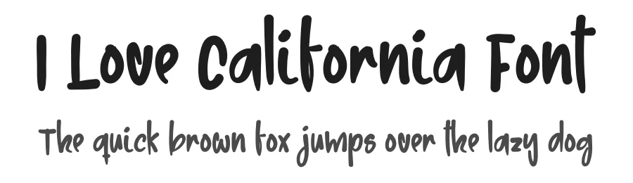 I Love California Font by levincreative — Script Handwritten Font