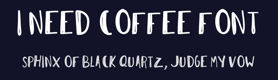 I Need Coffee Font by 178-MC — Script Handwritten Font — thumbnail 2