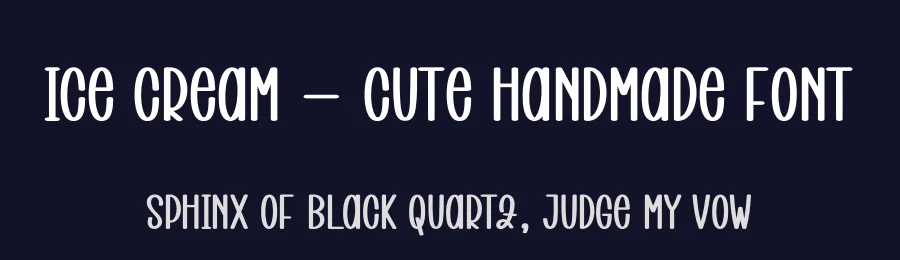 Ice Cream – Cute Handmade Font by andikastudio — Script Handwritten Font — thumbnail 2