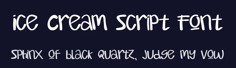 Ice Cream Script Font by Igor Grovich — Script Handwritten Font — thumbnail 2