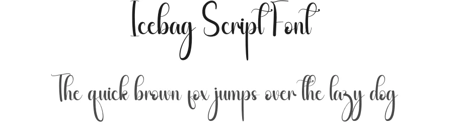 Icebag Script Font by andikastudio — Script Handwritten Font