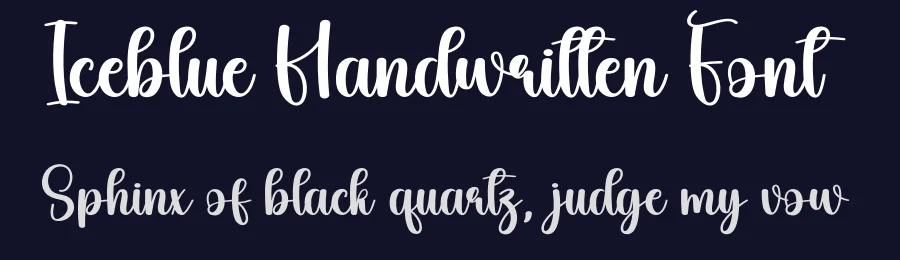 Iceblue Handwritten Font by andikastudio — Script Handwritten Font — thumbnail 2