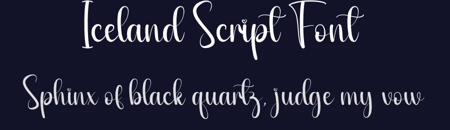 Iceland Script Font by andikastudio — Script Handwritten Font — thumbnail 2