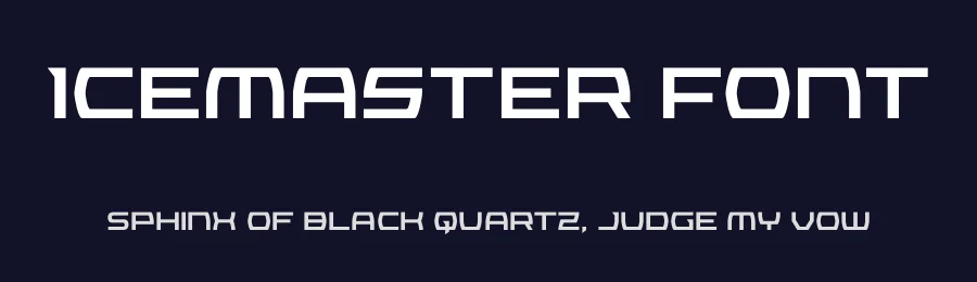 Icemaster Font by Iconian Fonts — Display Font — thumbnail 2