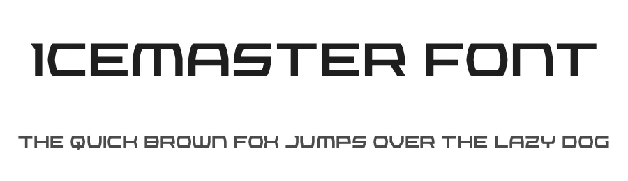 Icemaster Font by Iconian Fonts — Display Font