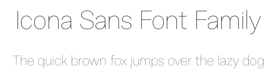 Icona Sans Font Family by Suitcase Type Foundry — Decorative Font
