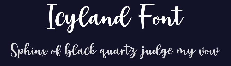 Icyland Font by fourtypestd — Script Handwritten Font — thumbnail 2