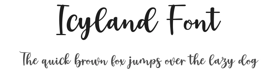 Icyland Font by fourtypestd — Script Handwritten Font