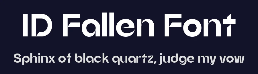 ID Fallen Font by typefaceid — Decorative Font — thumbnail 2