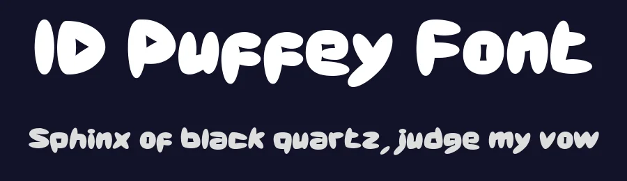 ID Puffey Font by typefaceid — Display Font — thumbnail 2