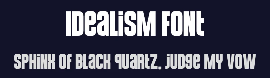 Idealism Font by Funtype — Decorative Font — thumbnail 2