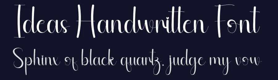 Ideas Handwritten Font by andikastudio — Script Handwritten Font — thumbnail 2