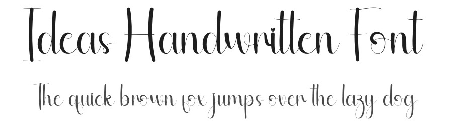 Ideas Handwritten Font by andikastudio — Script Handwritten Font