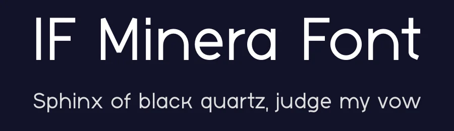 IF Minera Font by iframe design studio — Sans Serif Font — thumbnail 2