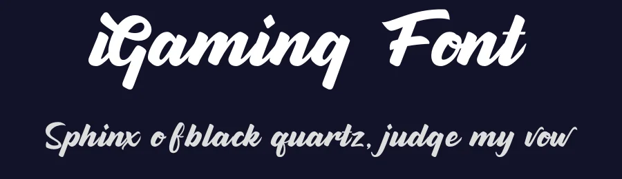 iGaming Font by intressmedia — Script Handwritten Font — thumbnail 2