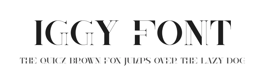 Iggy Font by vpcreativeshop — Display Font