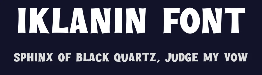 Iklanin Font by hujantype — Display Font — thumbnail 2