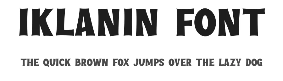 Iklanin Font by hujantype — Display Font